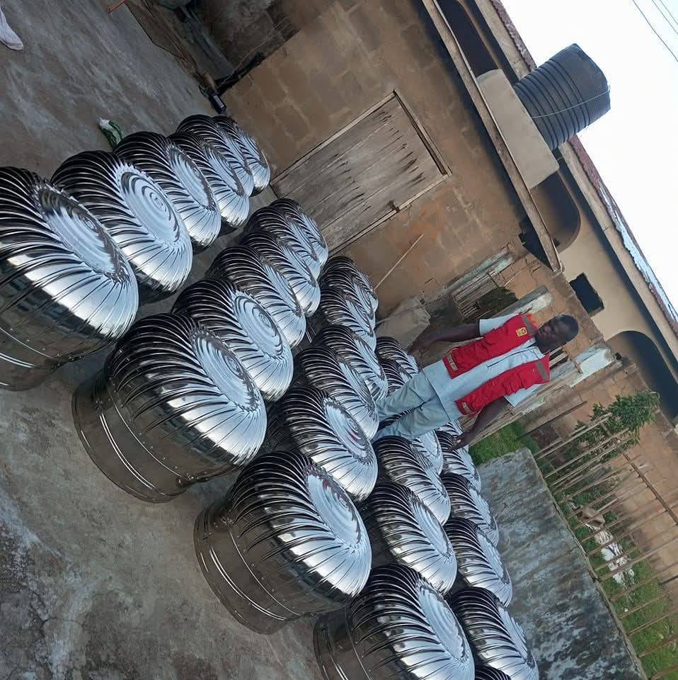 Stainless steel turbine heat extractors manufactured by Bestower, ready for delivery